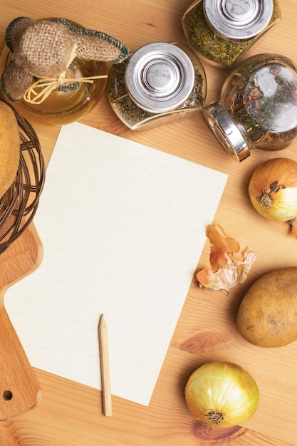 Zestaw przepisów i składników